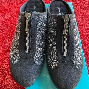 Joan Boyce Zipper Slip On Loafers 9.5